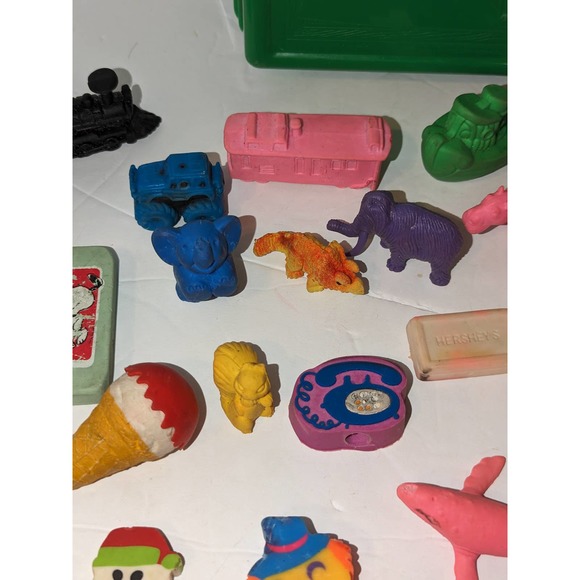 Vintage Lot Pencil Erasers Diener APII Collectible Lisa Frank Hallmark Snoopy - Picture 4 of 11